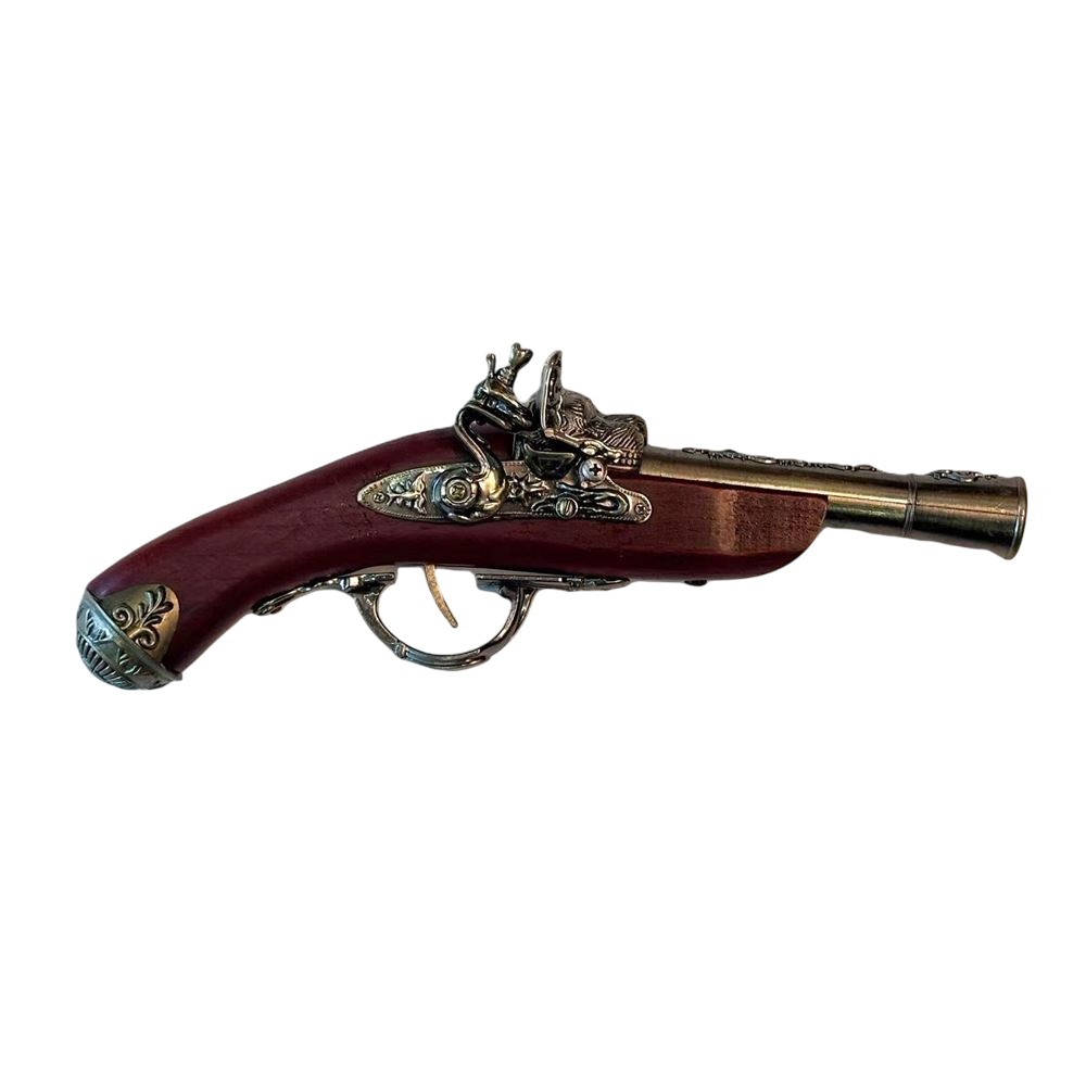 650806 large armi antiche legno e metallo pistola cm 20 Photoroom